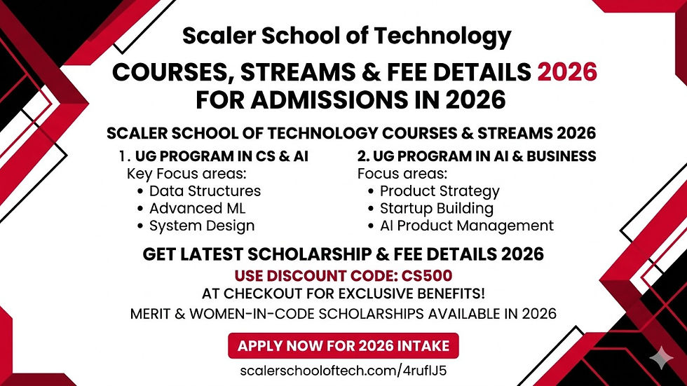 SCALER SCHOOL OF TECH