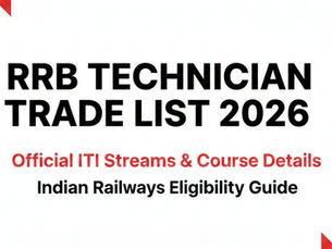 RRB TECHNICIAN TRADE LIST 2026 