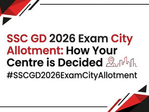 SSC GD 2026 EXAM CITY ALLOTMENT 