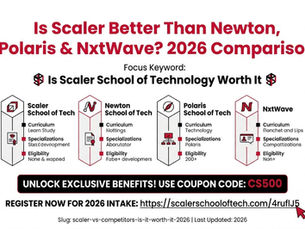 IS SCALER BETTER THAN NEWTON, POLARIS & NXTWAVE