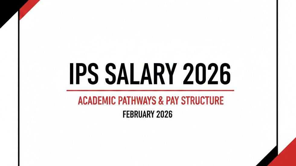 IPS SALARY 2026