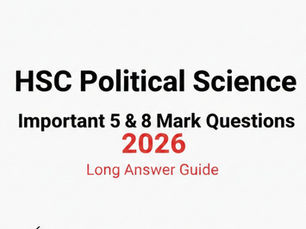 HSC POLITICAL SCIENCE IMPORTANT QUETIONS 