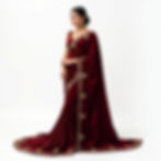 Embroidered Velvet Drape