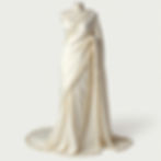 Ivory Embellished Drape