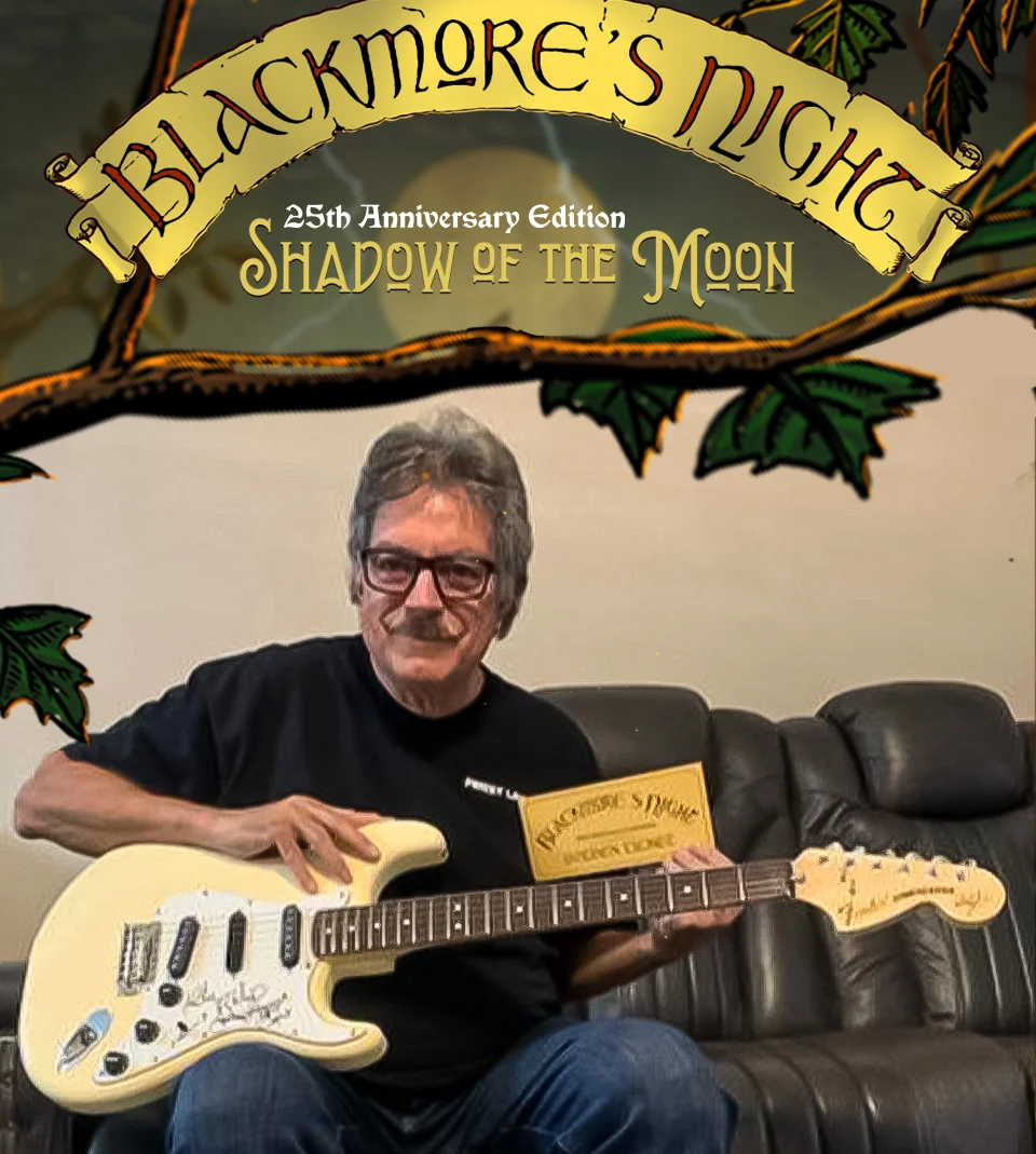Congratulations to Michael Hill for winning the Ritchie Blackmore guitar!