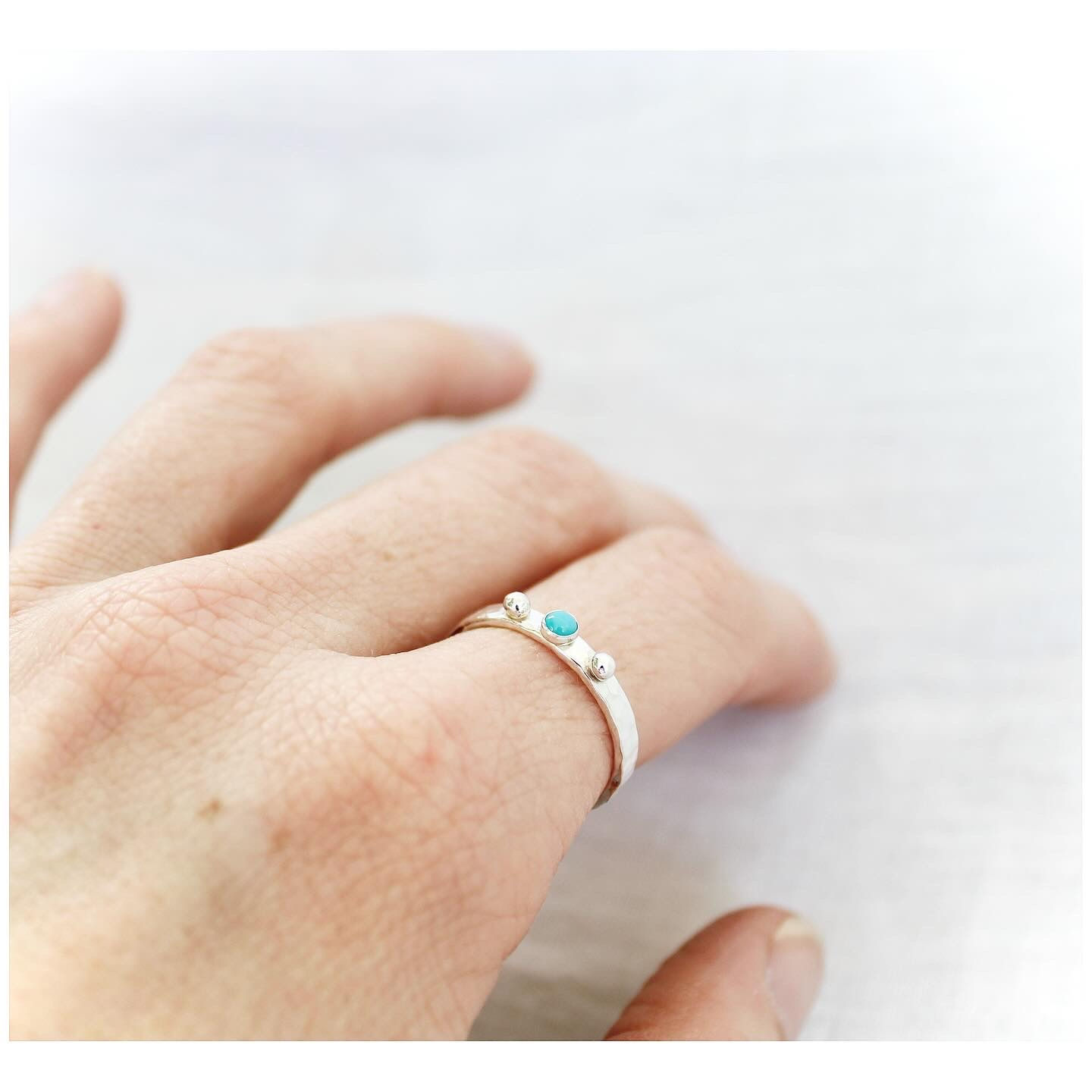Turquoise Drop Ring