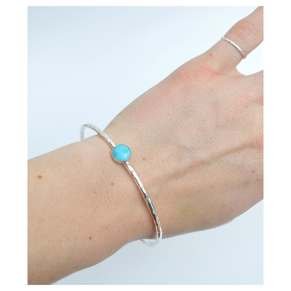 Thumbnail: Turquoise Gemstone bangle