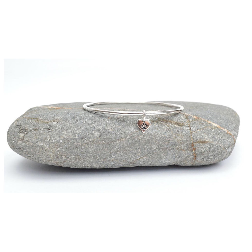 Heart and Paw Bangle