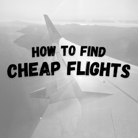How to find cheap flights