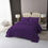 Miniatura: Cubrecama Quilt Delgada Morado Liso(Mayor: $12.000)