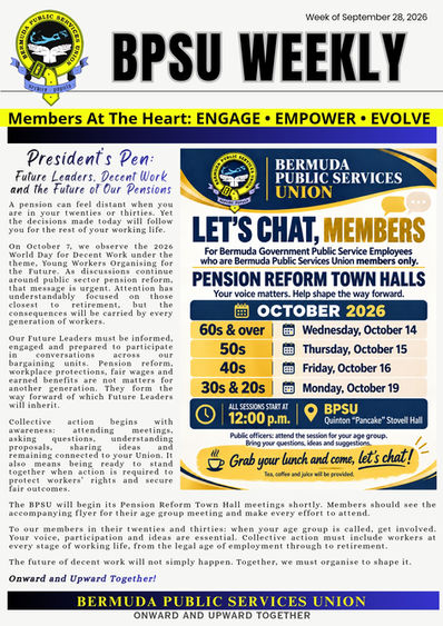 BPSU Weekly - October 1, 2026