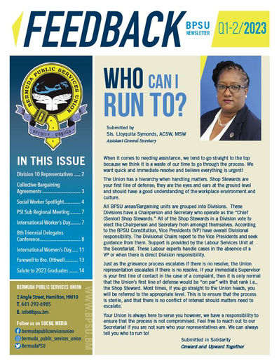 Q1/Q2 2023 Feedback Newsletter