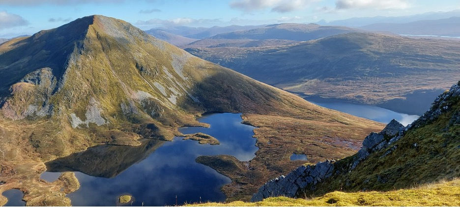 Looking East towards Sgùrr Èilde Mòr