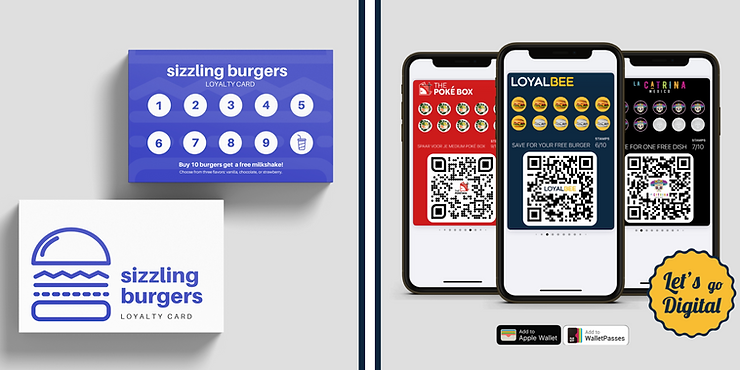 Digital loyalty cards in the Apple & Android Wallet