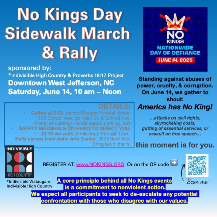 June 14- No Kings Day