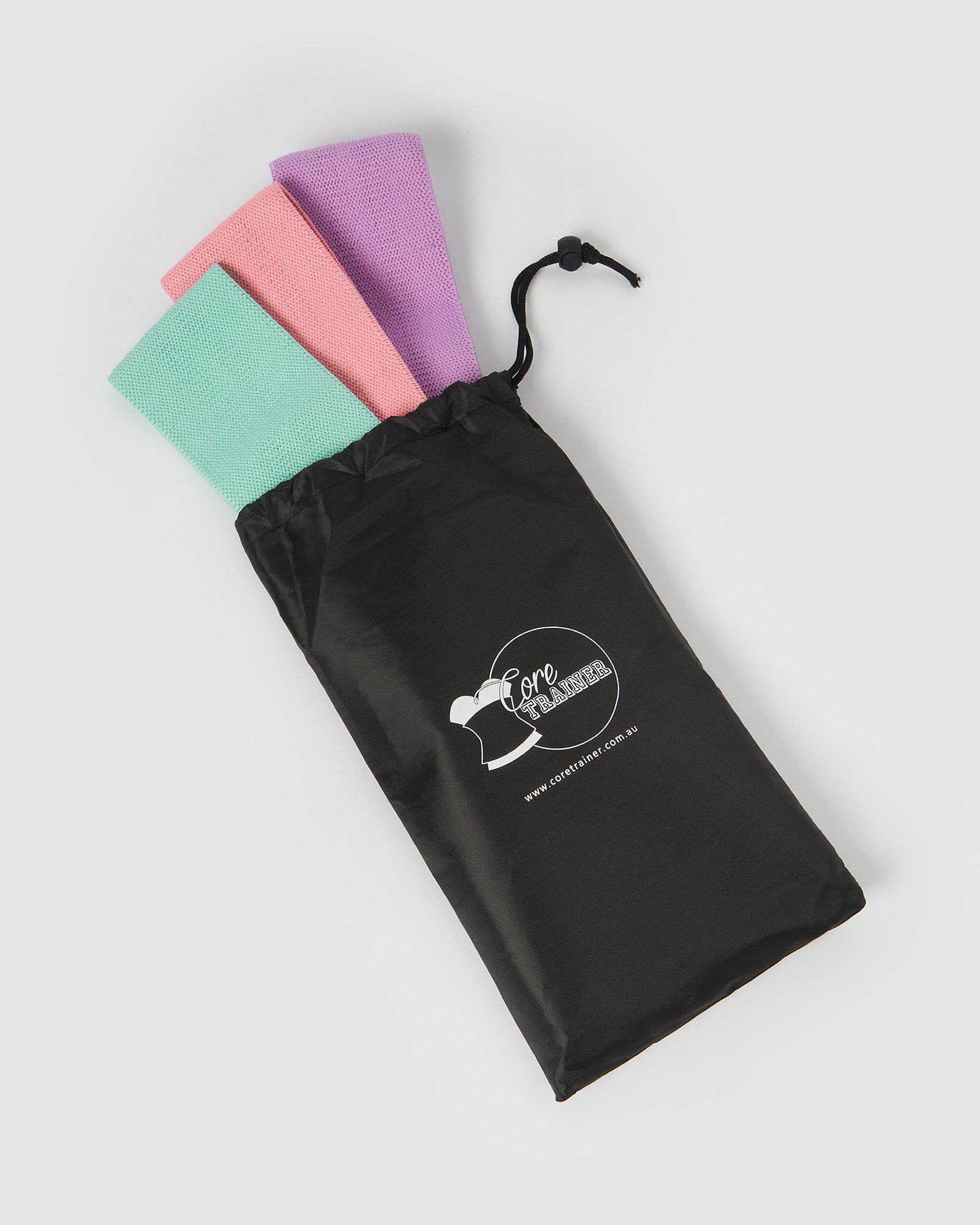 Core Trainer 3 Pack Fabric Resistance Bands
