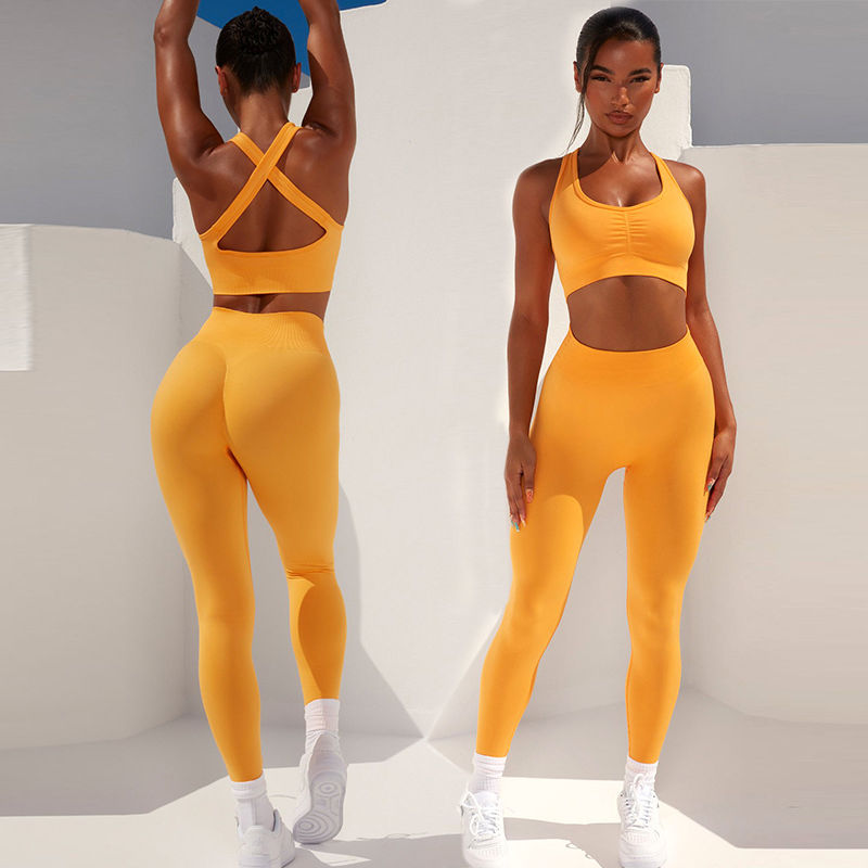 Thumbnail: Women's Workout Sets 2 Piece Yoga Sportswear