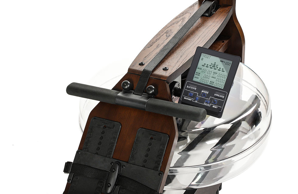 Thumbnail: Topiom Water Rowing Machine (Dark Brown)