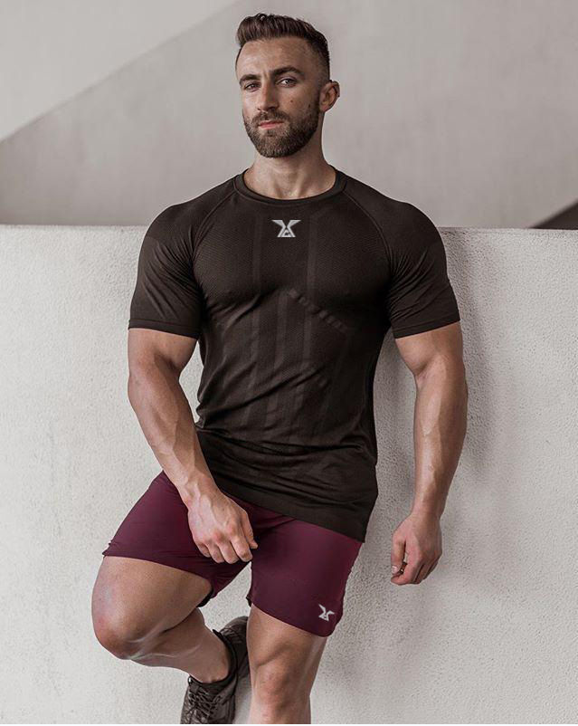 Thumbnail: Men's Quick-Drying Slim Short-Sleeved T-Shirt