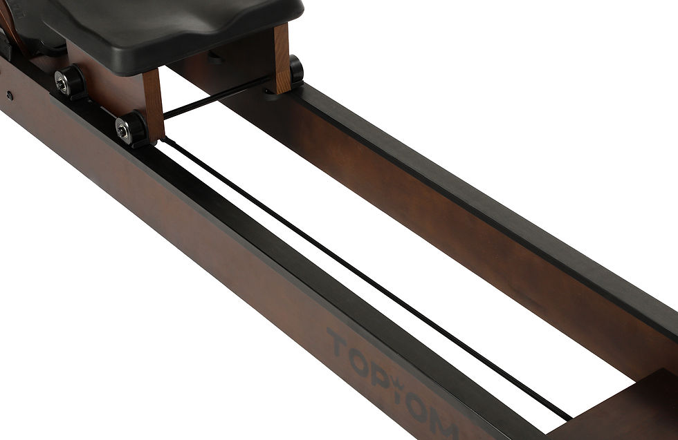 Thumbnail: Topiom Water Rowing Machine (Dark Brown)