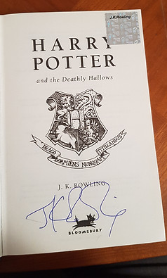 Forged Fake J.K. Rowling Signature