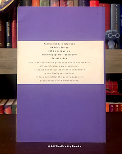 Bloomsbury Proof Copy, Harry Potter and the Prisoner of Azkaan