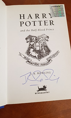 Forged Fake J.K. Rowling Signature