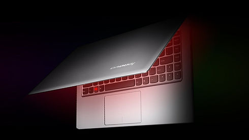 Visual of a Lenovo laptop offered for rental, emphasising its user-friendly design and efficient performance, ideal for various computing tasks.
