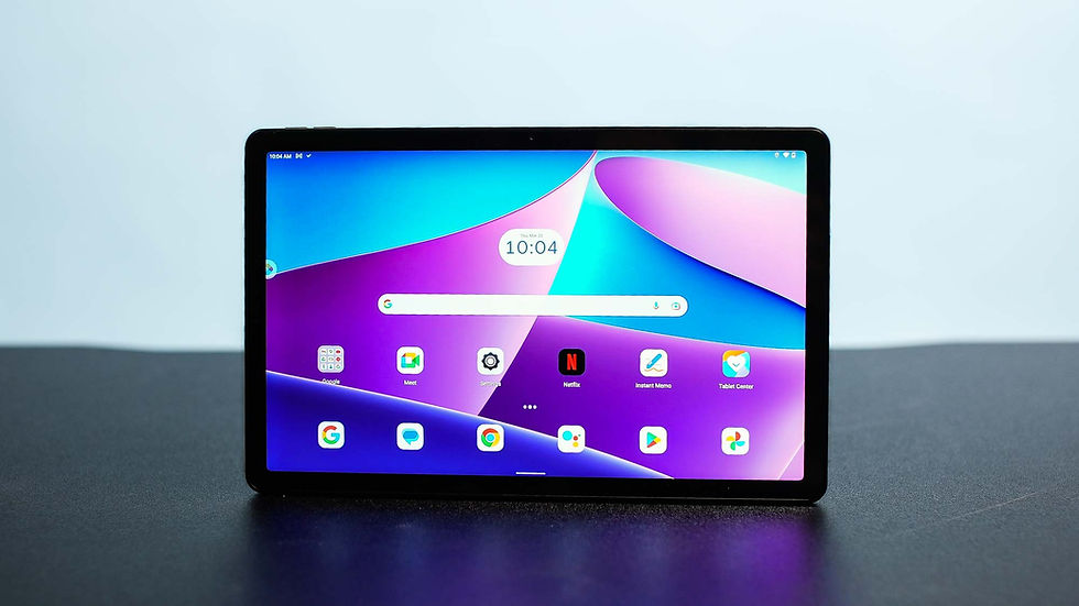 Lenovo tablets ready for rent at Quickkrent, ideal for business efficiency and versatile use