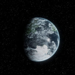 Frozen Exoplanet (Procedurally Generated)