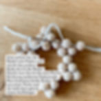 Anleitung DIY Perlenstern, Baumschmuck, Weihnachtsdekoration