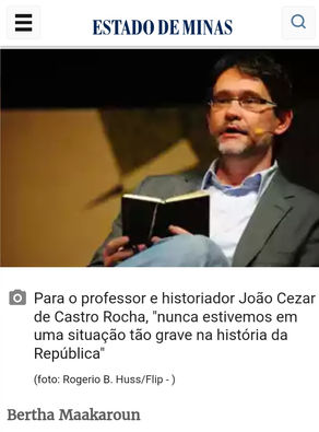 Castro Rocha: 'Brasil é laboratório de criação de realidade paralela'