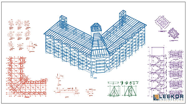 Complex Structure E-drawing