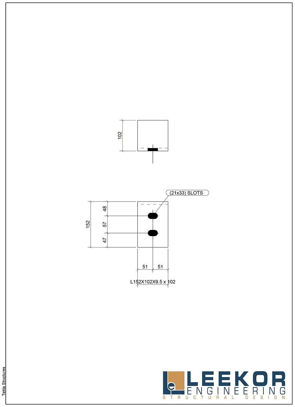Angle Part Drawing