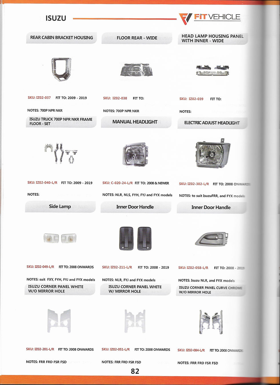 Miniature : Pièces de camion Isuzu