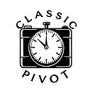 Create a logo about a company named Classic Pivot that shows something pivoting and make i