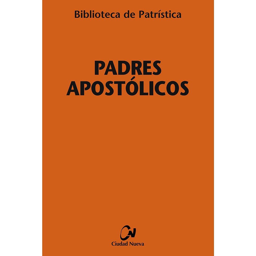 Portada del libro Padres Apostólicos editado por Juan José Ayán en la colección Biblioteca de Patrística