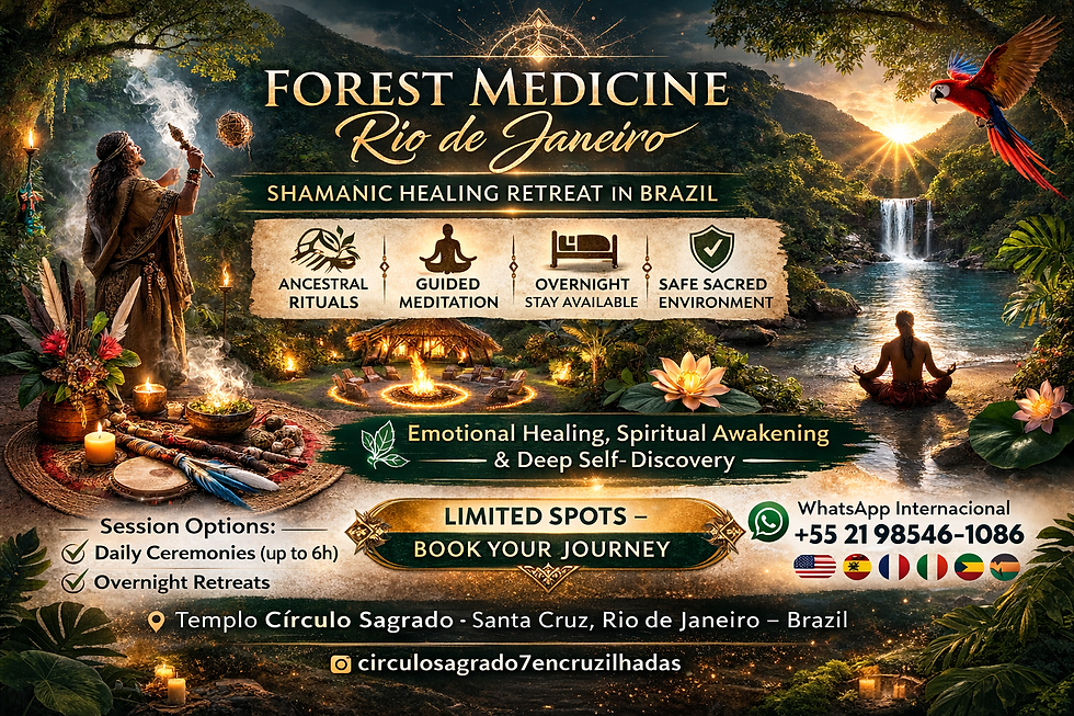 Forest Medicine Rio de Janeiro | Shamanic Healing Retreat Brazil – Sacred Temple
