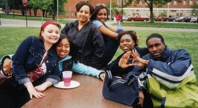 Ron and some college classmates at Ohio University where he earned his MBA