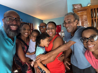 Ron and family members in Trinidad
