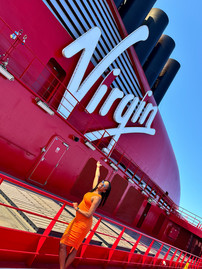 Friends on Virgin Voyages cruise