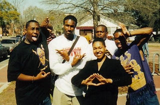 Ron and some of the members of the NPHC at South Carolina State University
