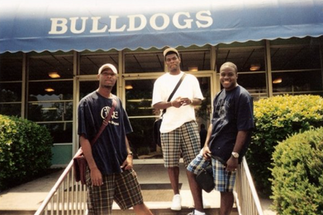 Ron Victor with two of his best friends during his time at South Carolina State University