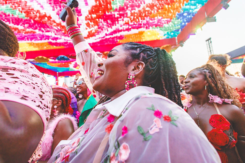 First-time Trinidad Carnival guest at Soca Brainwash, one of the fetes at Trinidad Carnival