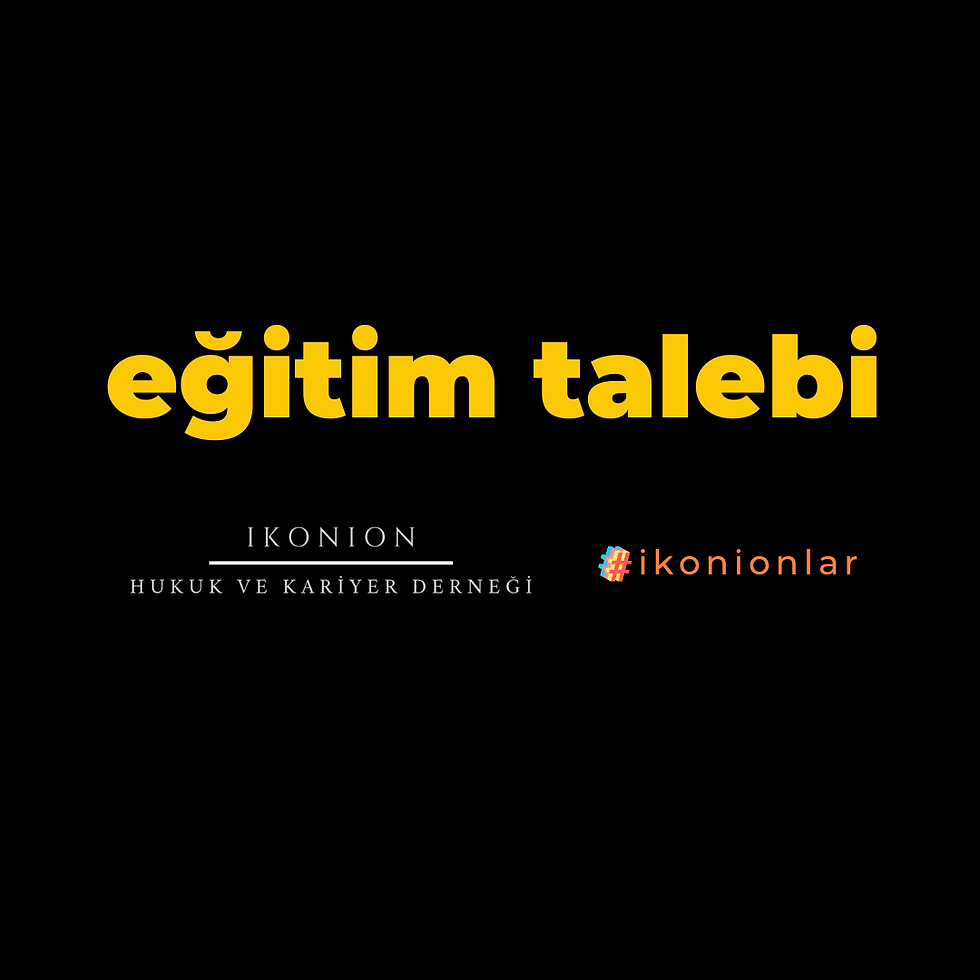 ETKİNLİK TALEP FORMU