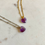 Miniatura: Collana "Battiti d'Ametista"