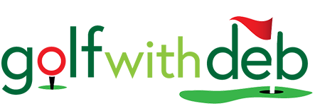 golf with deb logo