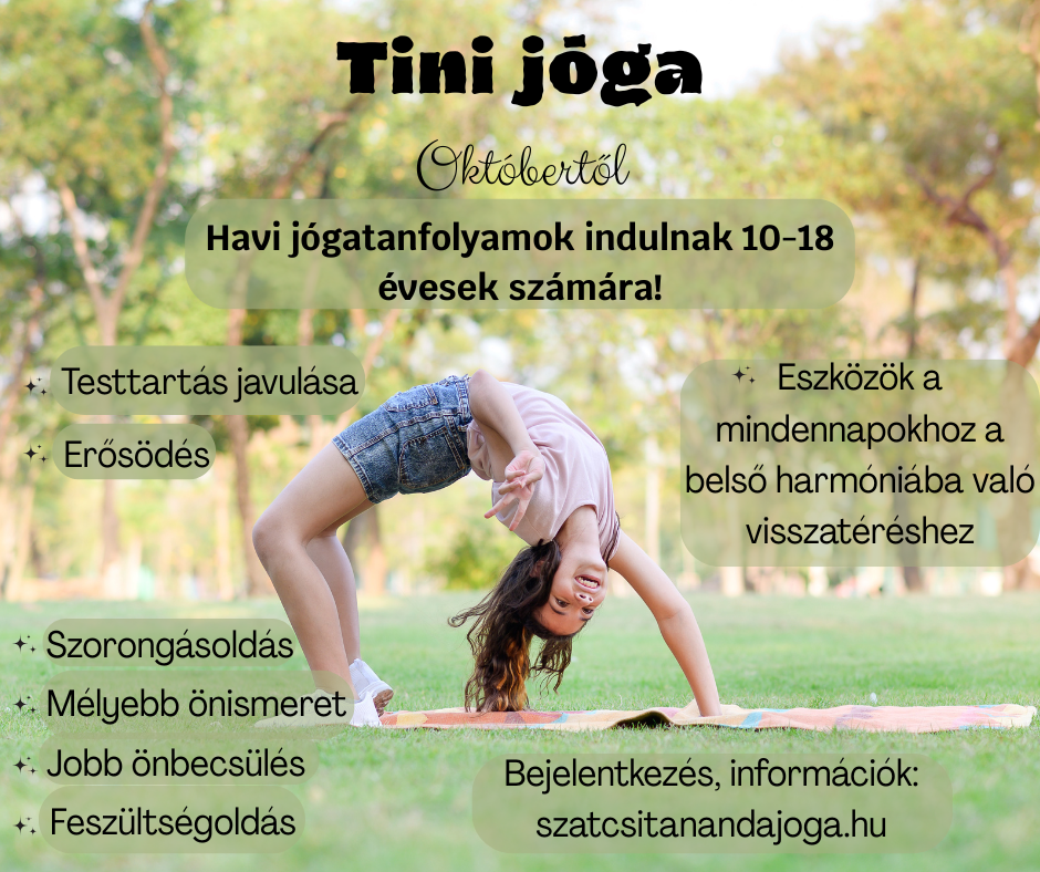 Tinijóga – Bízom, hiszek önmagamban! 🩷