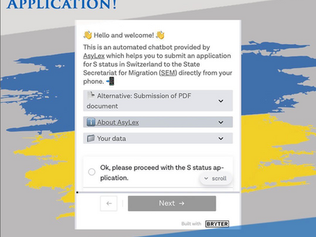 New tool to submit your request for the Protection Status S 🇺🇦