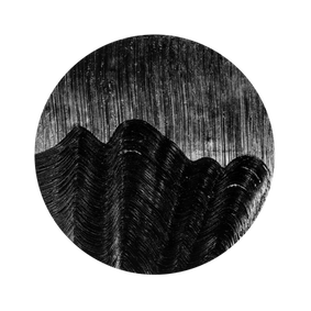 Titel: Impuls
Serie : Lichtzustände	
Jahr: 2025
Technik: Öl auf Holz 
Grösse:  Ø 40 cm